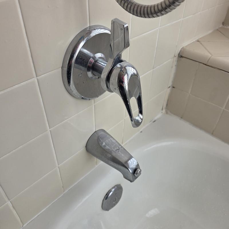 Tub shower cartridge valve and handle replacement